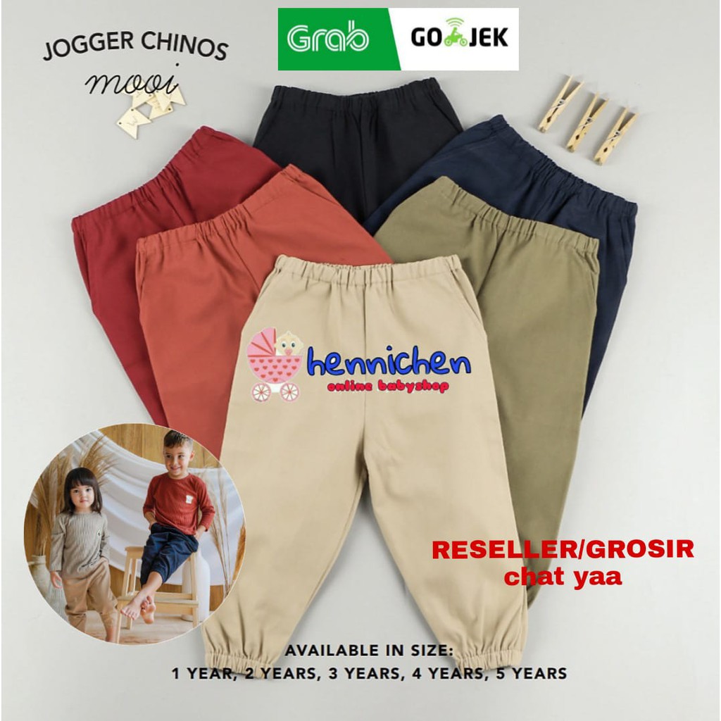 PROMO 7.7 PROMO BAJU LEBARAN MURAH Mooi Celana Jogger Anak Jogger Chinos BAYI UNISEX HIGH QUALITY 1-5 thn