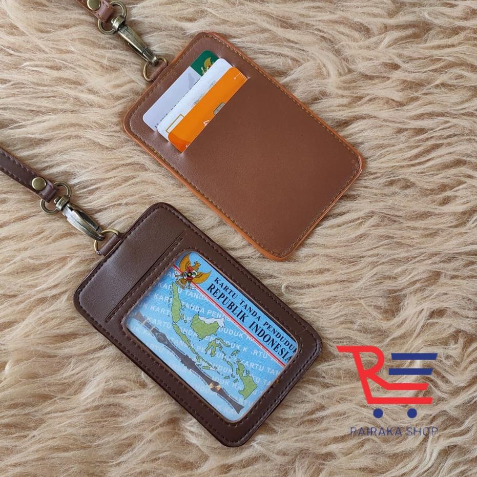 

COD✔ Id Card Kulit Name Tag Kulit Card Holder Termurah paling murah