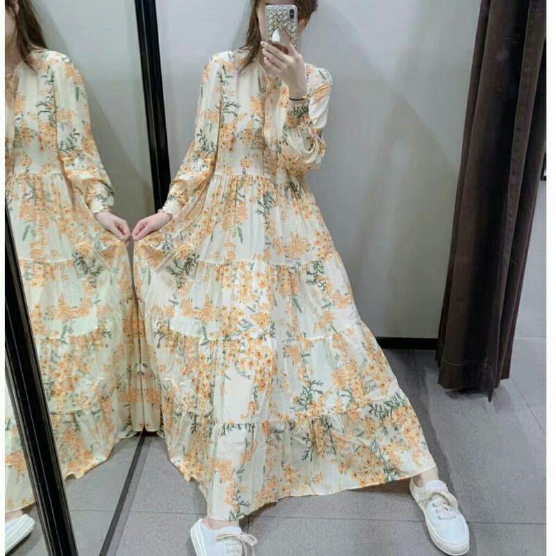41110 Baju maxi dress gaun pesta cewek import baju pesta maxi dress gaun wanita import korea terbaru