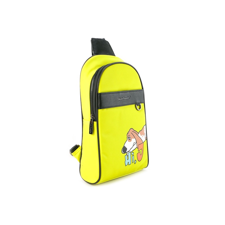 TAS SELEMPANG DADA/BADAN PRIA HUSH PUPPIES SLING CHEST/BODY/BAG ORIGINAL YELLOW KUNING HM143