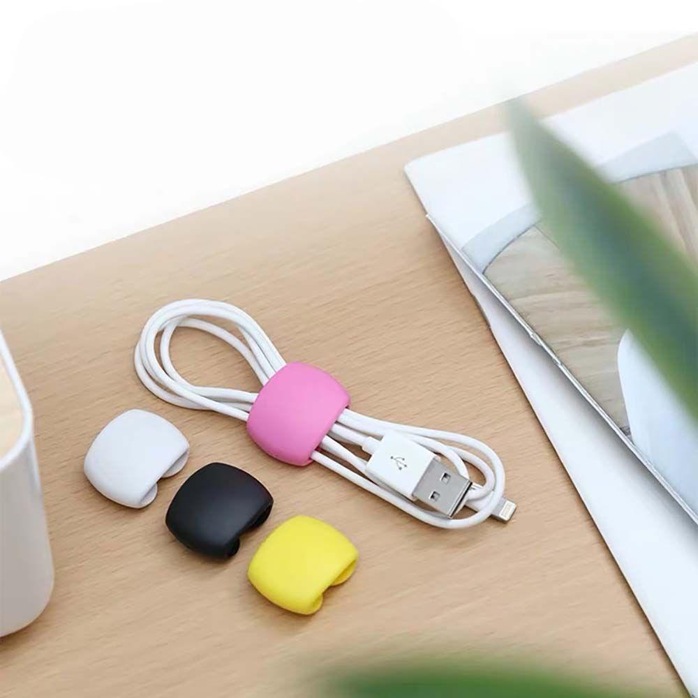 Rebuy Winder Organizer Kabel Data / Earphone / Mouse Bahan Silikon Untuk Travel