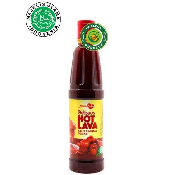 Mama Suka Delisaos Hot Lava Saus Sambal Pedas 260ml