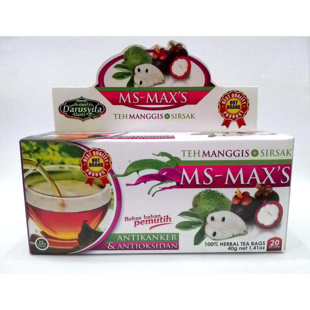 

Teh Ms Max Darussyifa | Teh Kulit Manggis Plus Sirsak | Acemax Tea