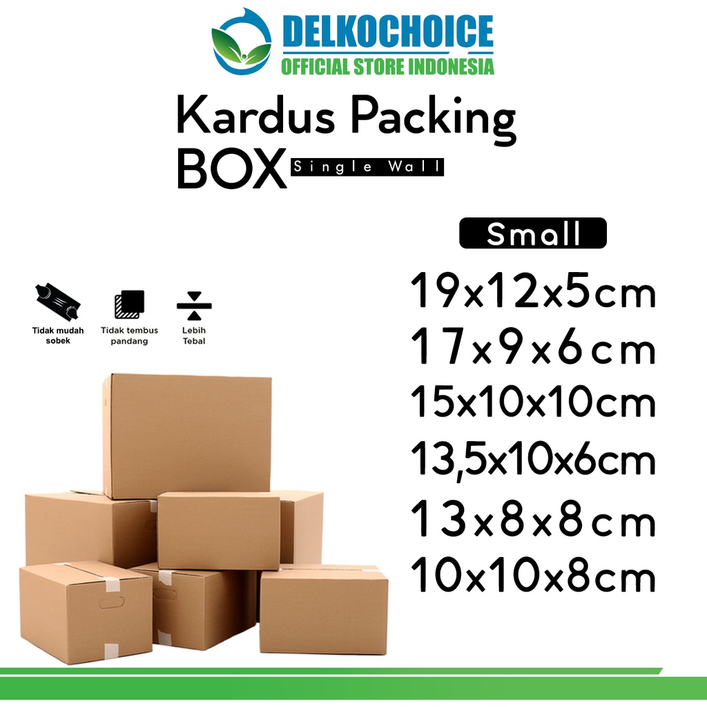 

KARDUS PACKING KARTON KECIL BOX KOTAK DUS SMALL RUSFET PACKAGING TEBAL POLOS