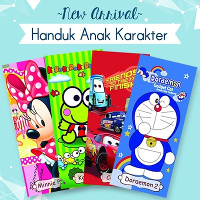 RC Handuk Mandi Karakter Handuk Anak/Handuk Microfiber Import Ukuran Jumbo70x140 Tebal Motif Lengkap