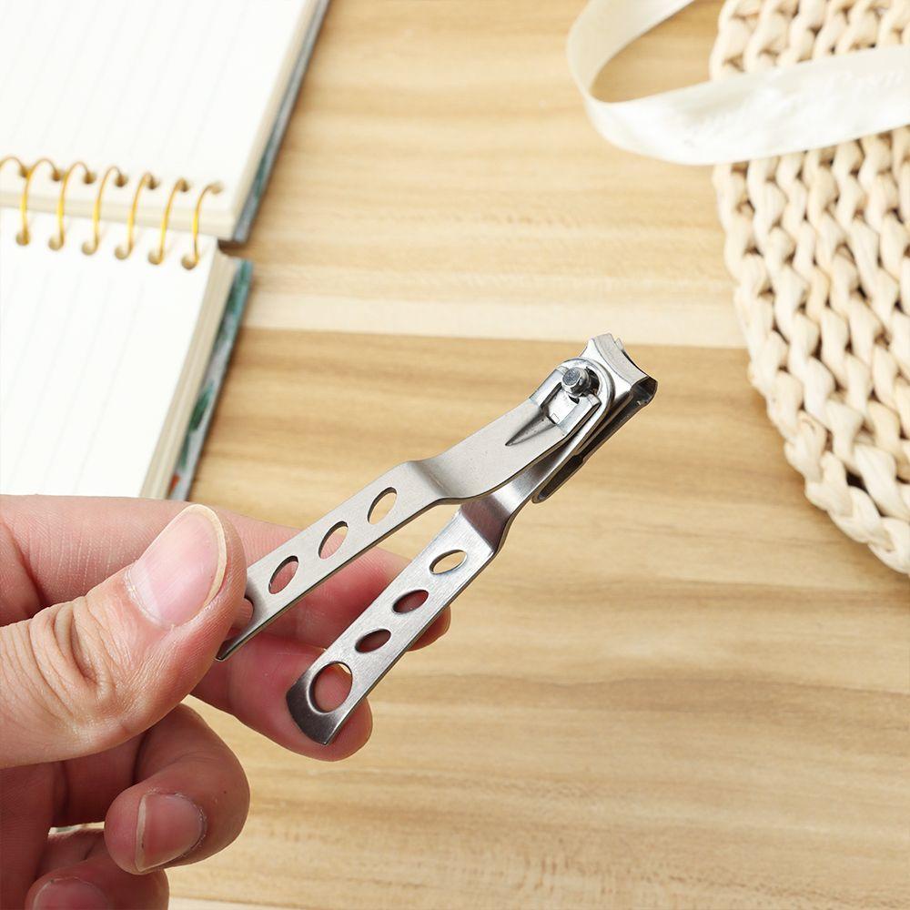 R-flower nail Toe Clipper Hot Manicure Pedicure Alat Gunting Kuku Berputar Stainless Steel