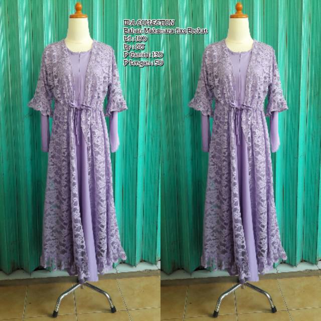 Gamis sabyan brokat