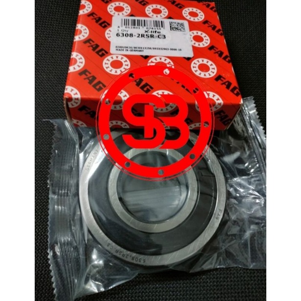 Bearing 6308 2RS / 6308 2RS C3 FAG ORIGINAL