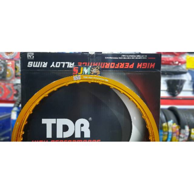 Velg tdr w shape 140-160-17 gold