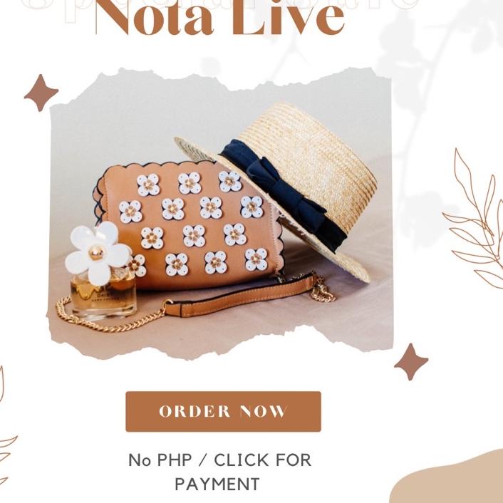 

Barang Baru ✷ NOTA LIVE!!
