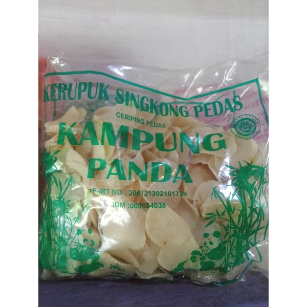 

Kerupuk ceriping cap panda kampung