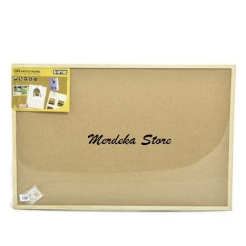 

BI-SILQUE CORK BOARD 90X60 CM MS17