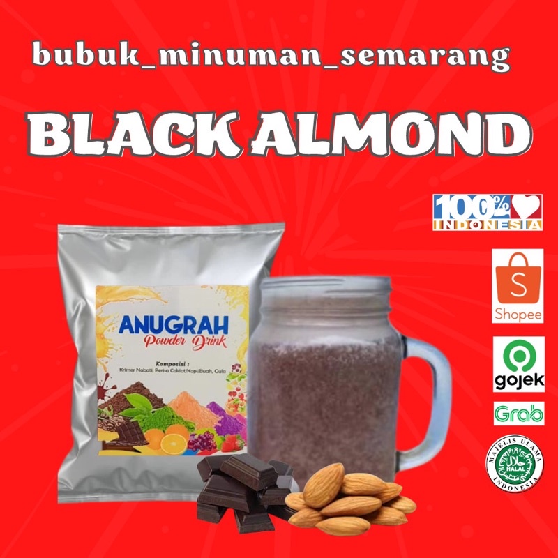 

Bubuk Minuman Black Almond reguler 1kg