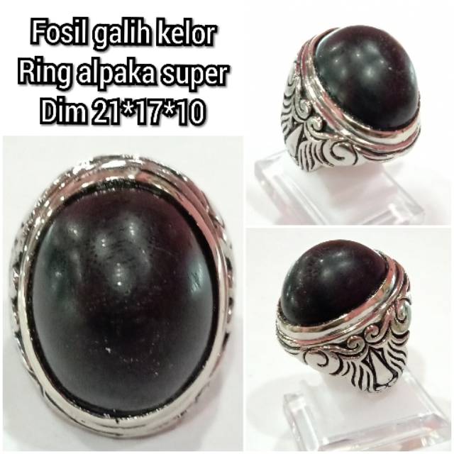 CINCIN BATU FOSIL GALIH KELOR HITAM 01
