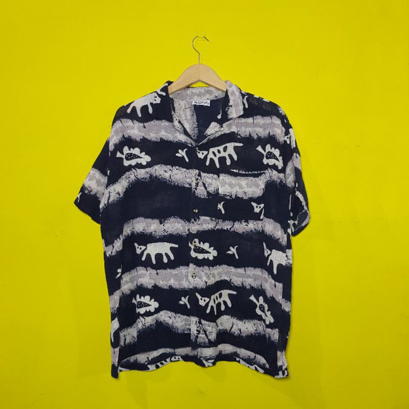 MAYUR vintage hawaiian shirt (KEMEJA)