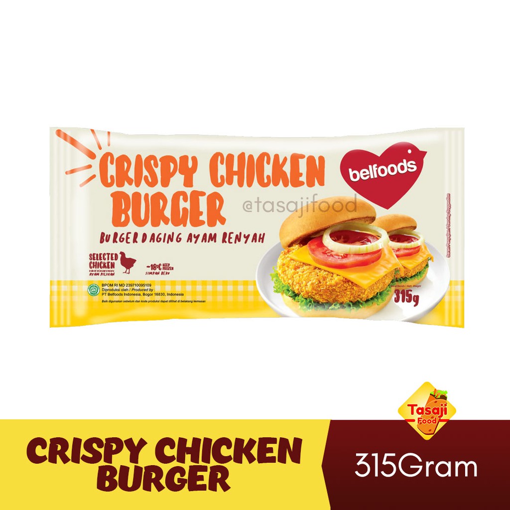 Belfoods Crispy Chicken Burger 315 gram