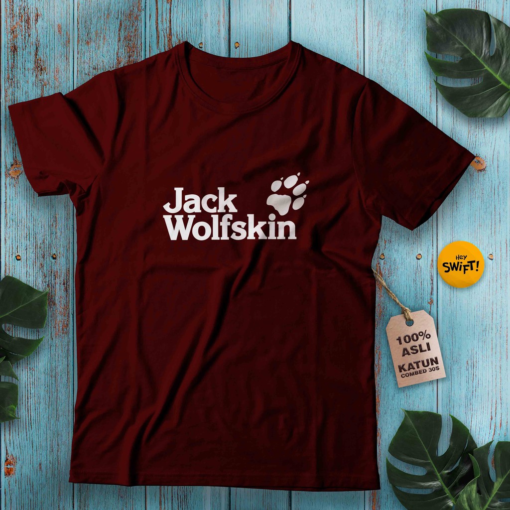KAOS JACK WOLFSKIN T-SHIRT OUTDOOR BAJU DISTRO