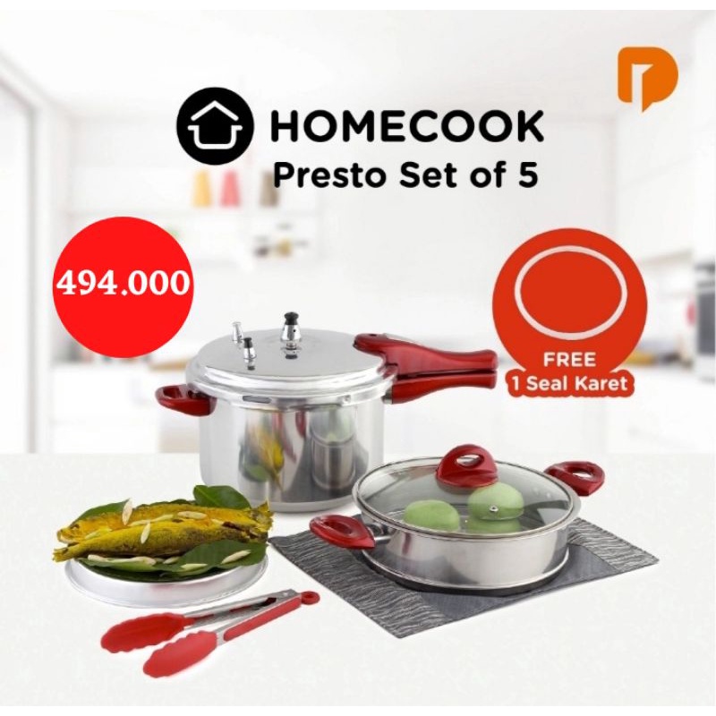 Homecook - Panci Presto 5pcs