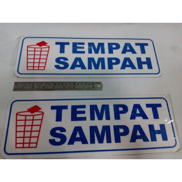 

Segera Beli BESAR label tanda TEMPAT SAMPAH bahan Acrylic Plastik tebal bagus Berkualitas