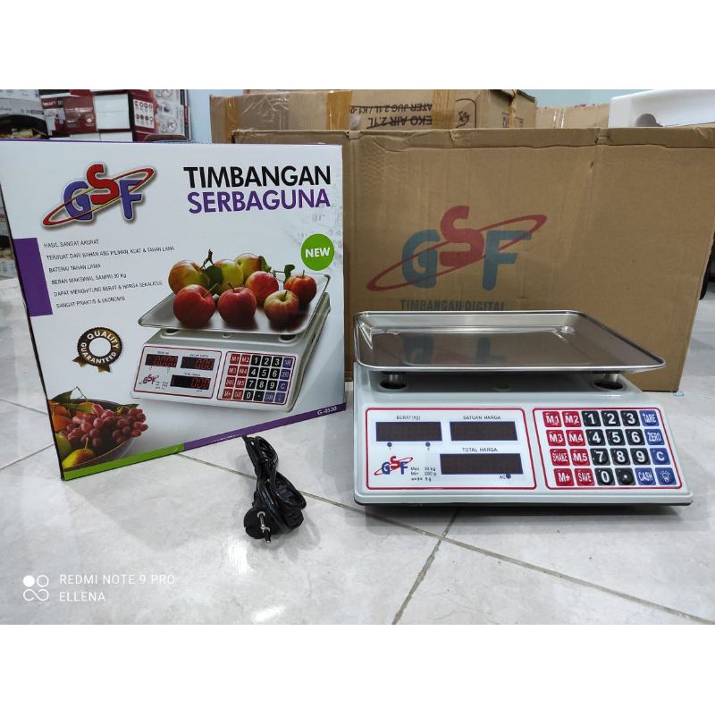 timbangan digital serbaguna gsf digital LED 30kg G4530 timbangan buah,timbangan laundry