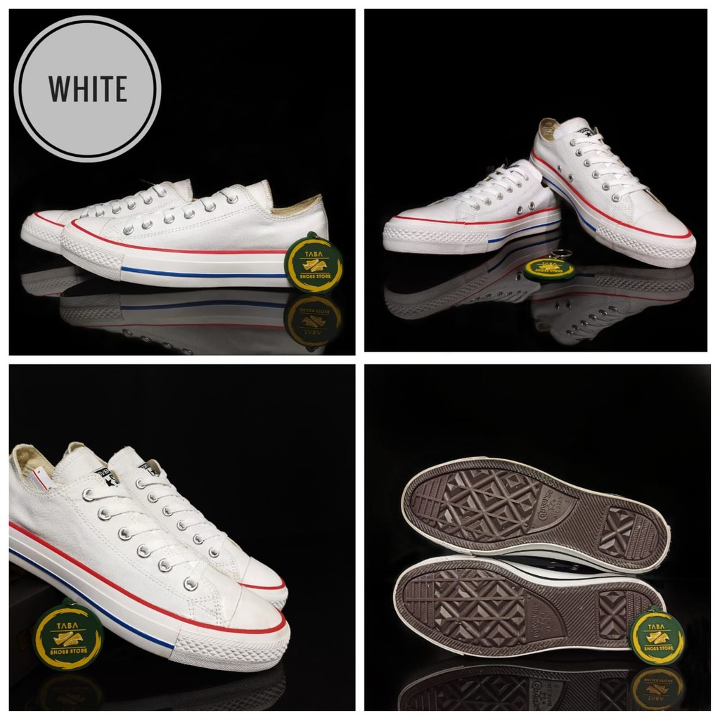 (BISA COD) SEPATU SNEAKERS CLASSIC WHITE PENDEK PRIA WANITA