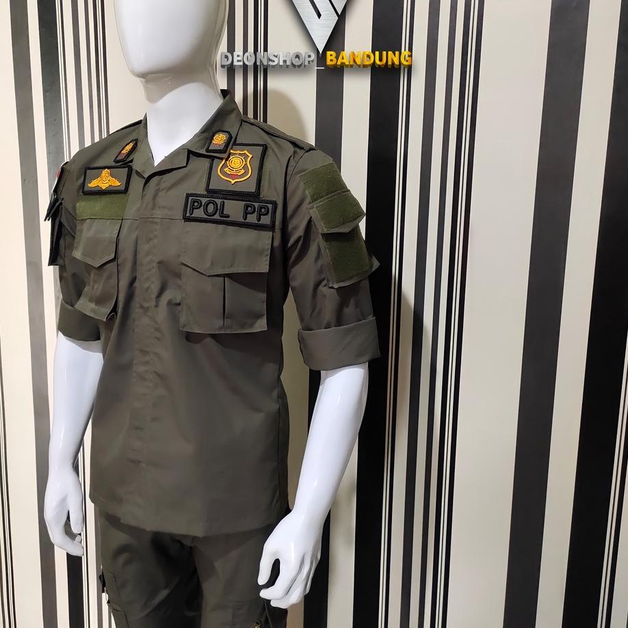 Terbaik.. BAJU PDL SATPOL PP LENGKAP