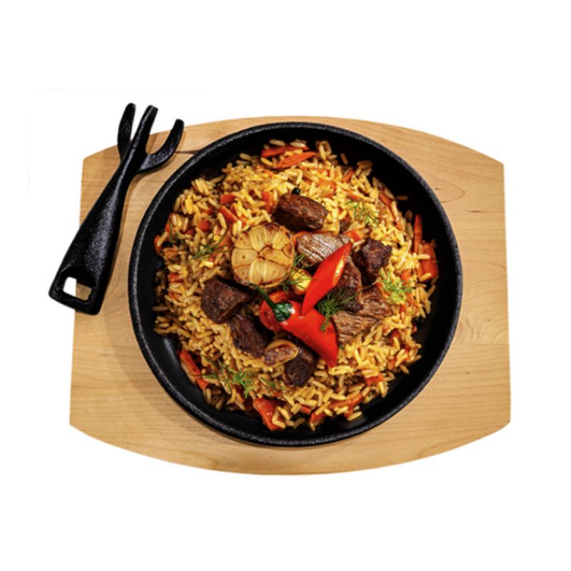 Piring Saji Bistik Steak Daging Sapi Bulat HotPlate | AKEBONNO