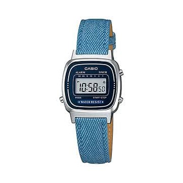 Jam Tangan Wanita Casio Digital Original LA-670WL-2A2 Tali Kulit