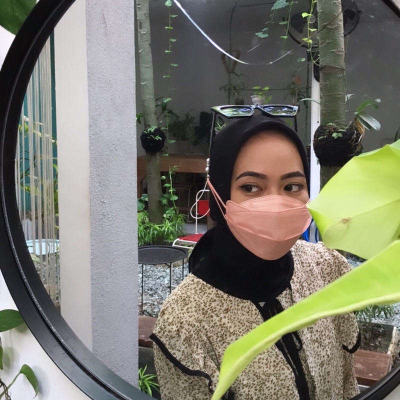 Masker KF94 warna nude pink | alkindo | masker virak tiktok | masker evo | disposibel facemask