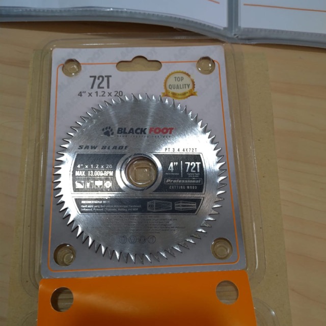 Mata Gerinda Potong Kayu 4” 4 Inch 72T