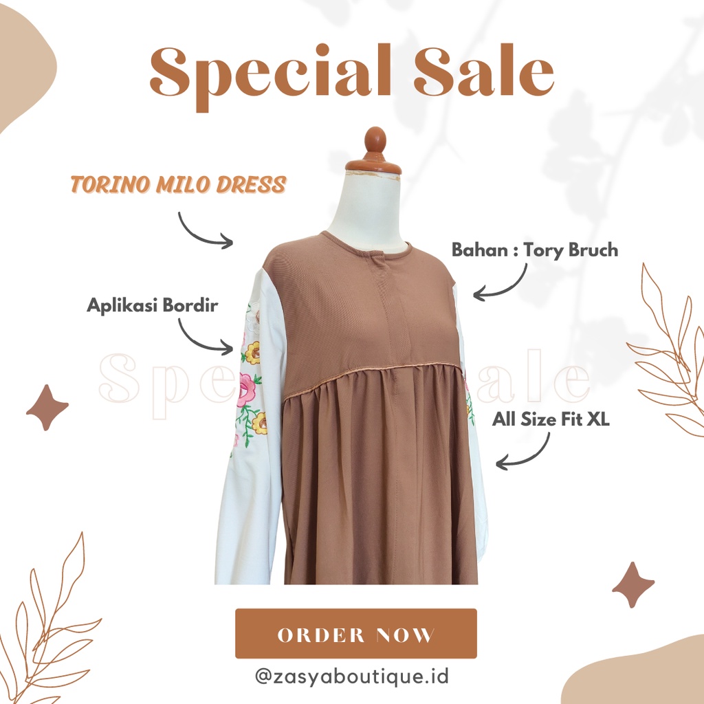 Gamis Wanita Motif (Torino Milo Dress)