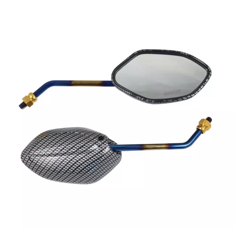 Termurah spion carbon twotone beat tangkai panjang all motor HONDA