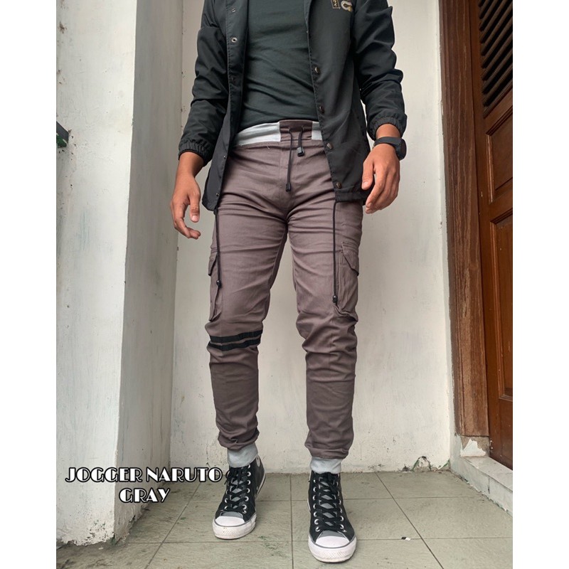 Celana Jogger Cargo Pria Pinggang Elastis Katun Original Strech Mulur Outdoor Hiking Celana Gunung Murah