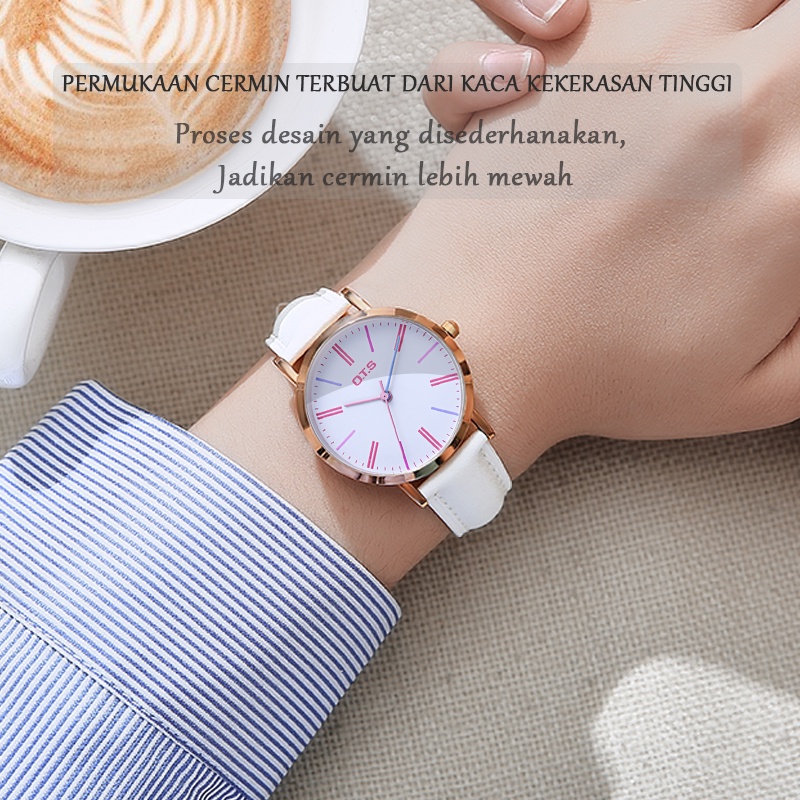 ✅(COD) OTS Jam Tangan Wanita Jam Tangan Asli Tahan Air Murah Tahan Air  Kuarsa Elegan Jam Tangan Wanita-2