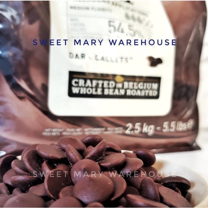 

Callebaut Dark Chocolate Couverture 811 NV 54,5% 500gr Cokelat 811NV