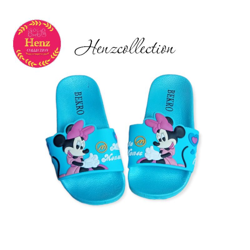 BEKRO Sandal selop anak perempuan / Sandal selop anak perempuan model Mickey mouse