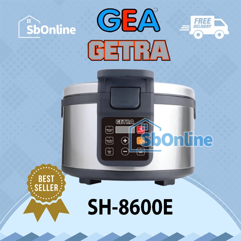 GETRA Commercial Rice Cooker SH 8600E