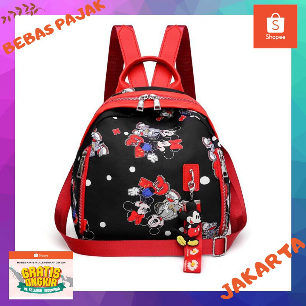 TAS BRANDED RANSEL UNIK 6029 TAS KEKINIAN TAS WANITA TAS SEKOLAH LUCU TAS TERBARU MODERN TAS