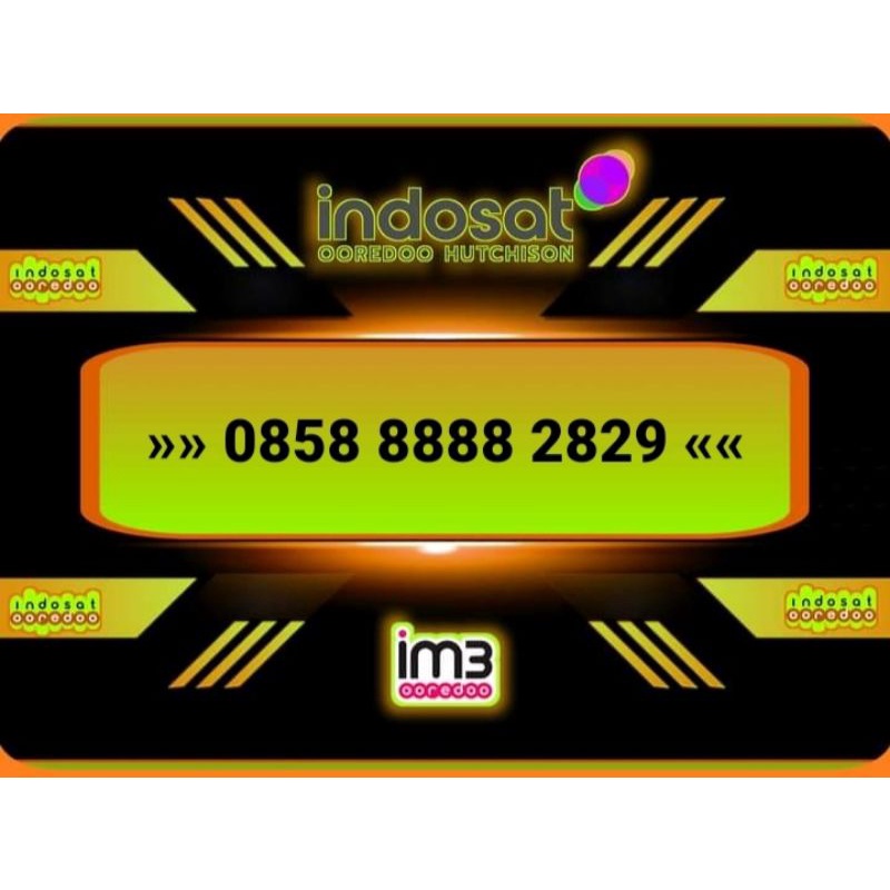 Nomor Cantik Super Indosat Ooredoo IM3 Panca 8 8888