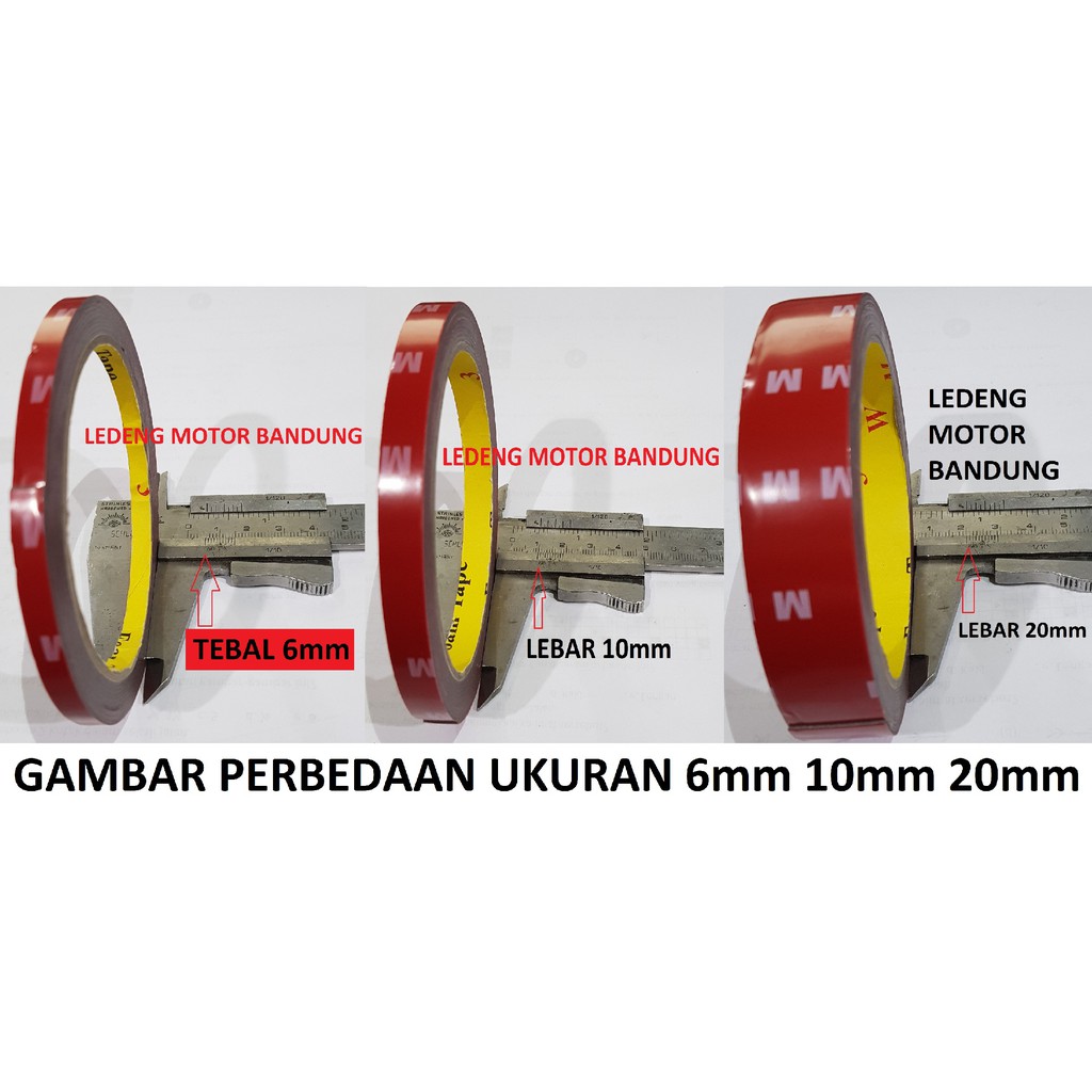 

Double Tape 3M 20mm Isolasi Lem Dobel Perekat Multi Fungi Serba Guna