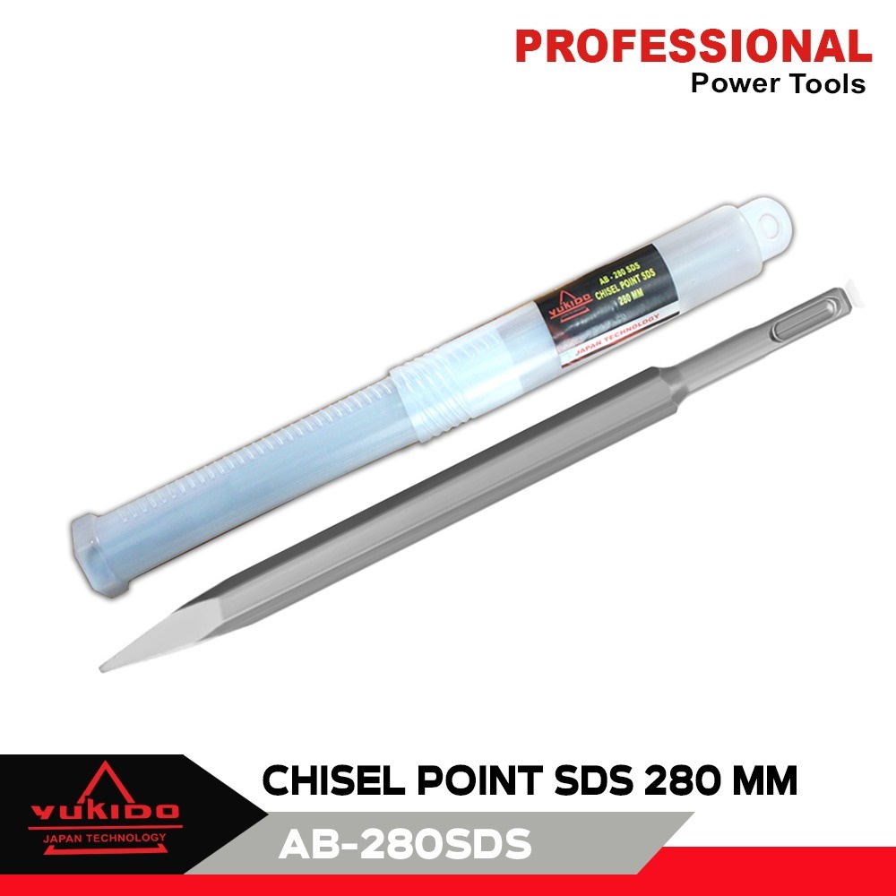 TERBAIK Mata Bor Bobok Beton Pahat Lancip SDS PLUS + Bull Point Chisel 280MM- Wood chisel Mata Bor Bobok Kayu