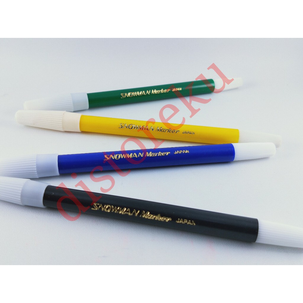 1pcs SPIDOL SNOWMAN KECIL WARNA WARNI MARKER ECERAN