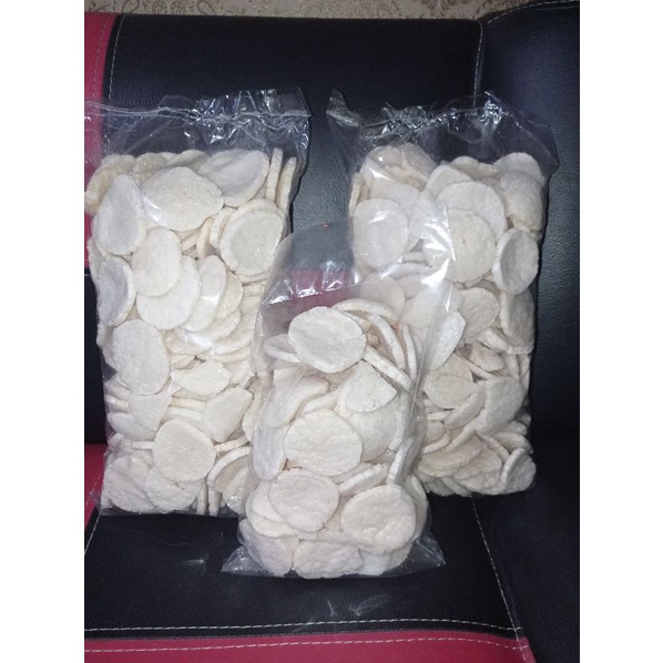 

Kerupuk Ikan tenggiri/Kerupuk Koin/Kerupuk kancing 500gram