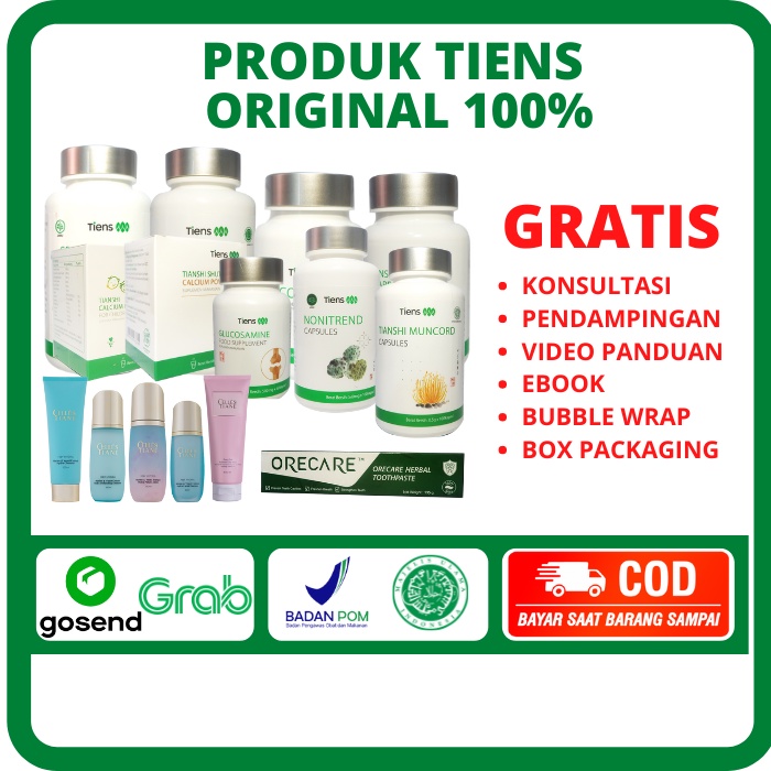 Jual PRODUK TIENS ORIGINAL OBAT SUPLEMEN VITAMIN HERBAL TIANSHI