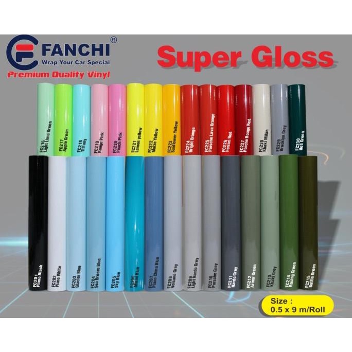 

------] Sticker Premium Super Glossy Fanchi 50cm (meter)