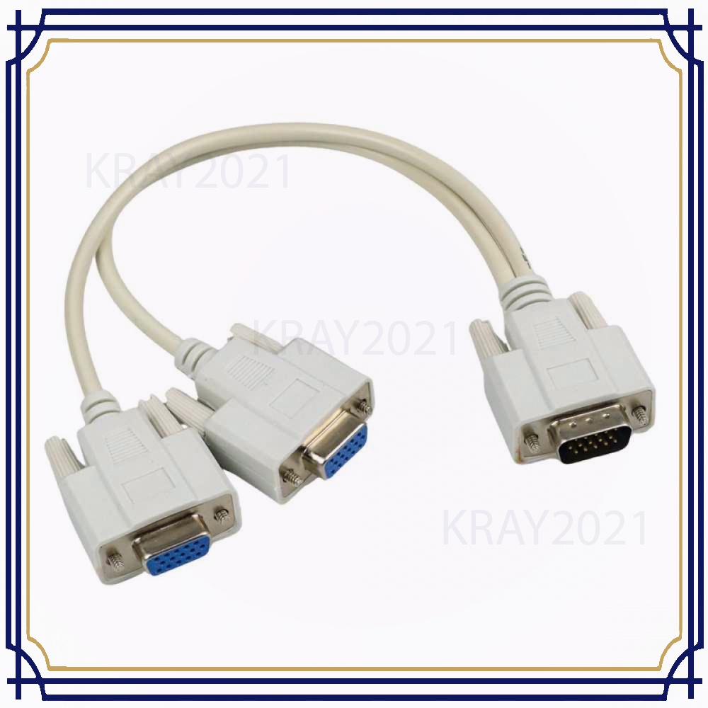 Kabel Percabangan VGA to Dual VGA Output KK724