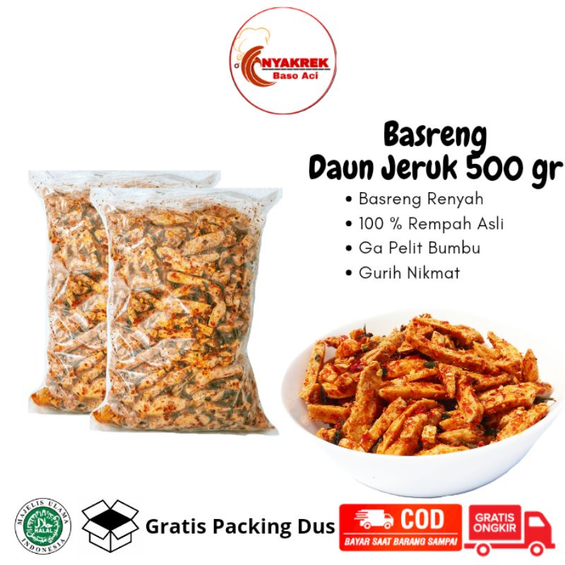 

Basreng Daun Jeruk Basreng Pedas Keripik Basreng Nyakrek 500 gr