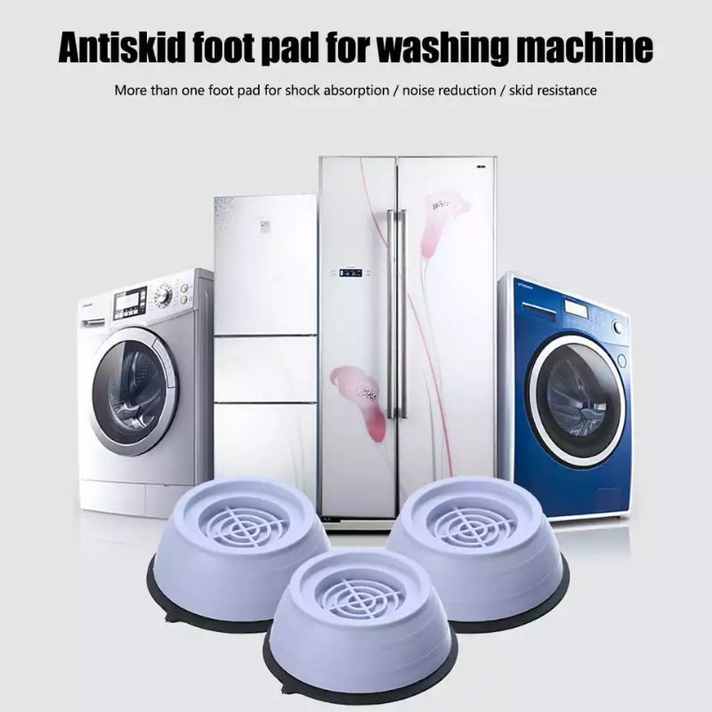 INFY - Tatakan Alas Pelindung Kaki Kulkas Mesin Cuci Anti Slip dan Getar Alas Kaki Mesin Cuci R376