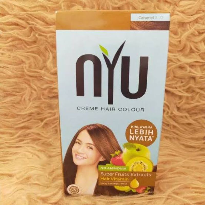 ORIGINAL NYU CREME HAIR COLOUR CARAMEL 11.02 / CAT PEWARNA RAMBUT NYU CARAMEL