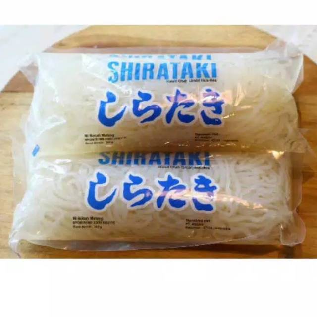 

Mie Shirataki Biru (Wet Shirataki Noodle) 200gr